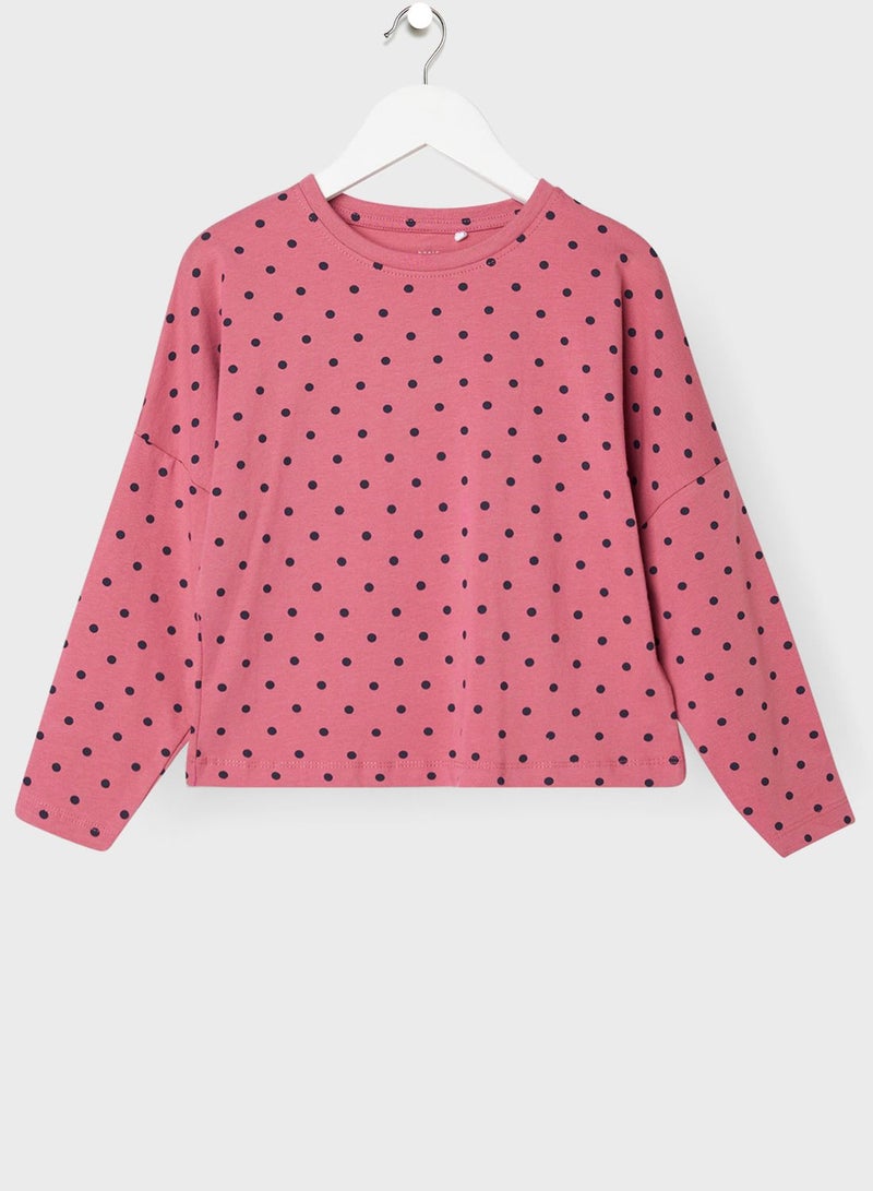 NAME IT Kids Polka Dot Top  - Image 1