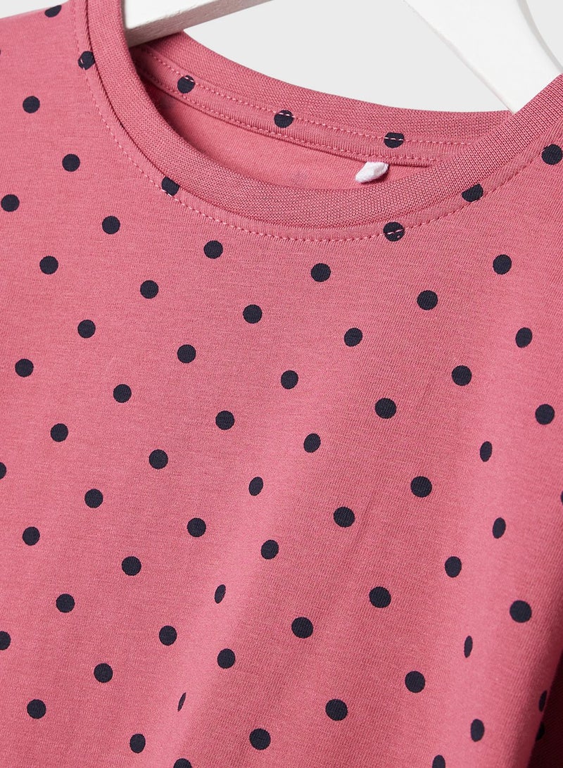 NAME IT Kids Polka Dot Top  - Image 3
