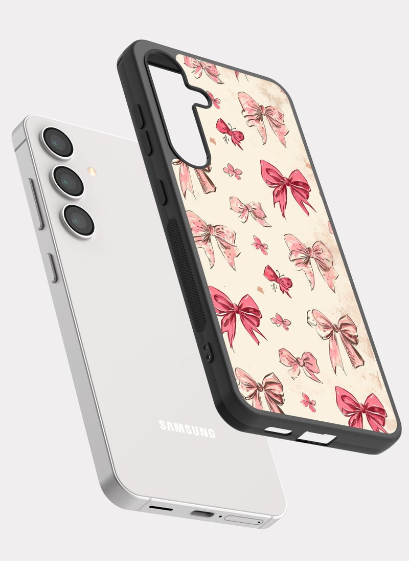 PXLAAT Samsung Galaxy S24 case cover Bow Pattern - Image 2
