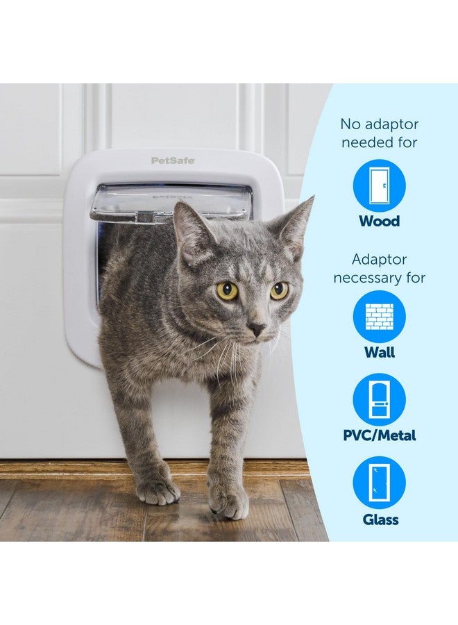 PetSafe Microchip Cat Door, Exterior or Interior Pet Door - Multi-User RFID Access Up to 40 Pets, 4-Way Locking, Weatherproof, DIY Easy Install, Hardware Kit; Privacy for Cat Litter Box or Pet Feeder - Image 5