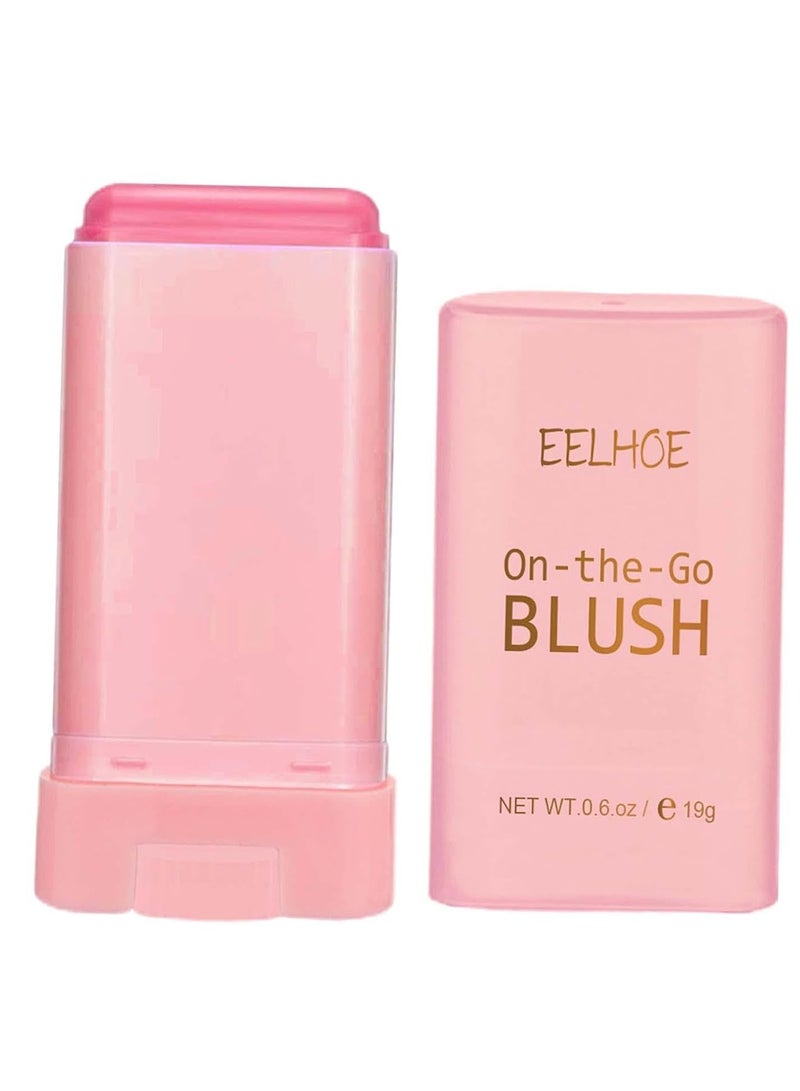 إيلهو أحمر خدود كريمي 3 في 1 - لون للخدود والشفاه والعينين سهل الاستخدام لإطلالة طبيعية ومشرقة (وردي خجول، 0.6 أونصة) - Image 3