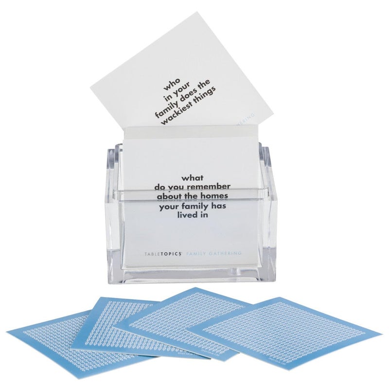 TableTopics Family Gathering - 135 Conversation Starter Question Cards for Family Parties & Reunions to Share Family Stories & Increase Bonding - Image 5