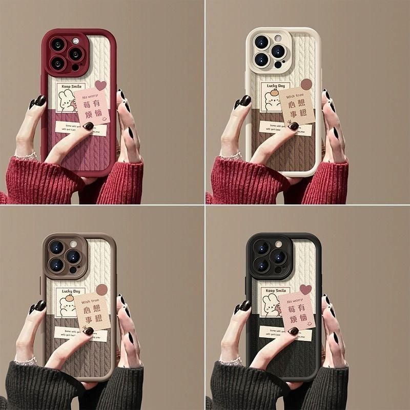 Bunberry has troubles for iPhone16/14ProMax phone case 13 Apple 12/15 all-inclusive XS/XR/ - Image 5
