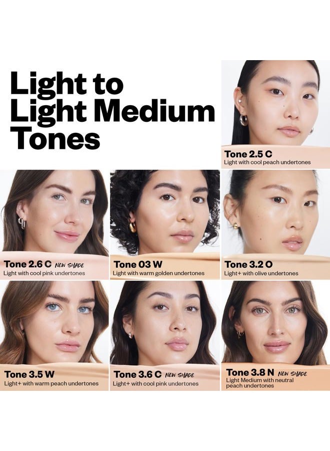 Kosas Revealer Concealer - Medium Coverage Makeup with Hyaluronic Acid, Conceals Dark Circles Under Eyes, Dark Spots and Blemishes + Brightens, Hydrates, Long-Lasting & Vegan, (Tone 2.6 C) - Image 3