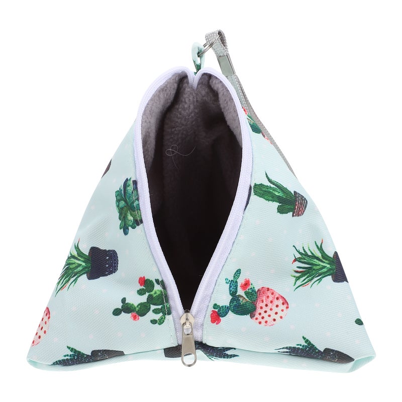 Cactus Pattern Hamster Carrying Case Little Pet Carrying Bag Hamster Storage Bag - Image 1