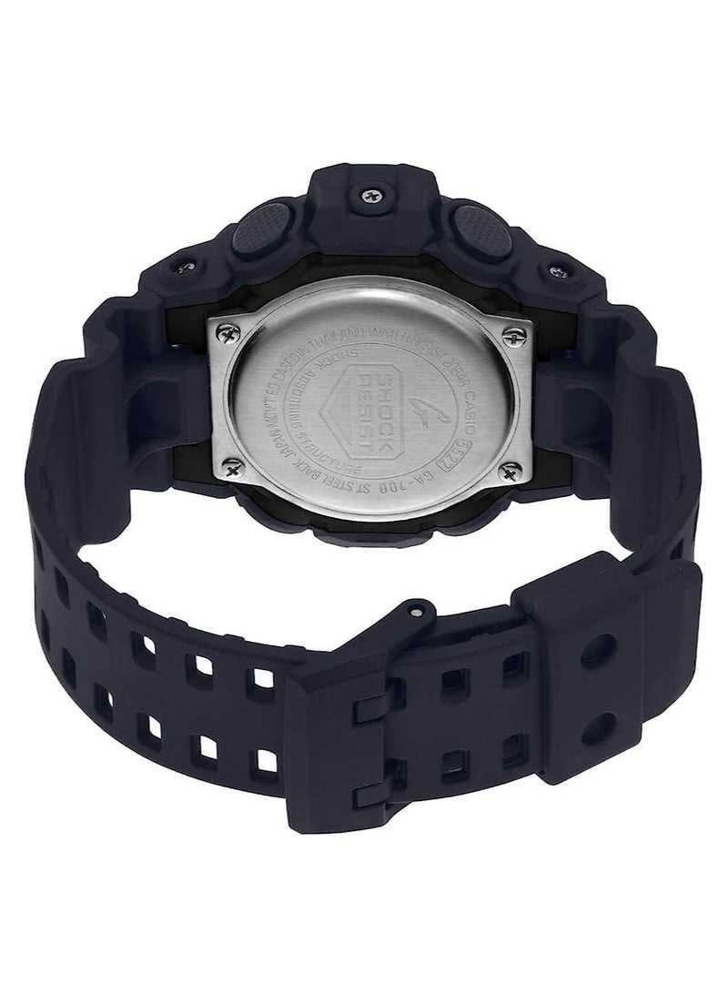 CASIO G-SHOCK GA-700-1BDR Analog-Digital Black Men's Watch - Image 3