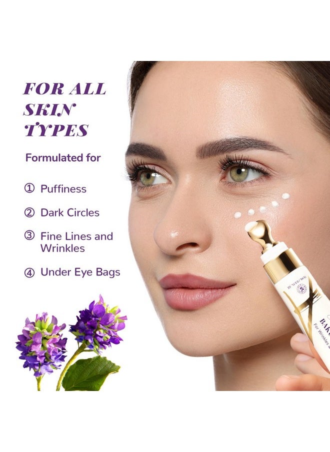 ANAI RUI - Caffeine Bakuchiol Firming Eye Cream, Retinol & Peptide Eye Cream For Dark Circles, Puffiness, Wrinkles, Bakuchiol Alternative Retinol Eye Moisturizer For Under-Eye Skin Repair 0.5 Fl Oz - Image 1