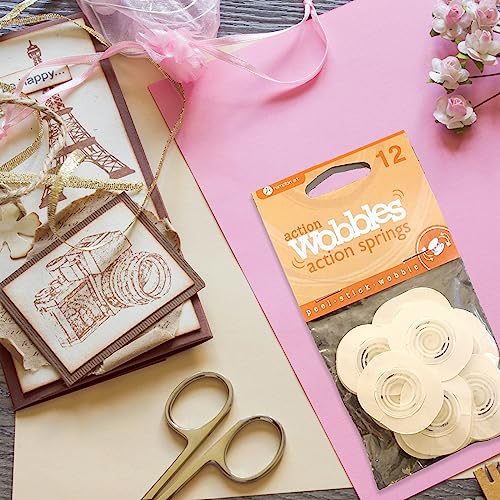 Hampton Art Action Wobbles Standard 12 Pieces, Action Wobbler, Wobble Kit, Wobblers for Card Making, Craft Springs, Wobblers for Cards, Wobble Springs - Image 3