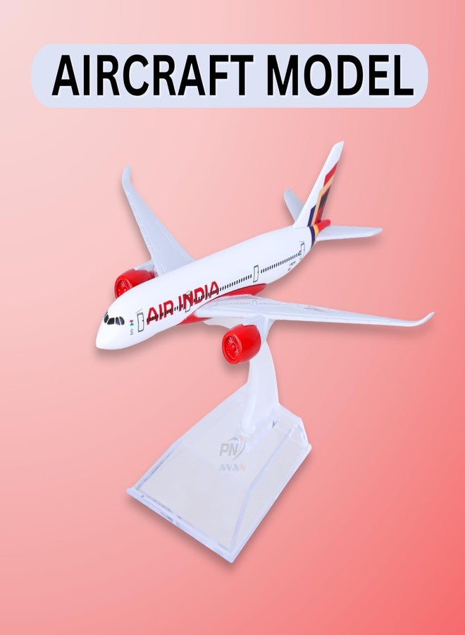 PN AVAN Air India New Airlines, diecast, Metal Aeroplane Scale Model Office only for Display, Size -16 cm-A320 ((New Air India) - Image 2