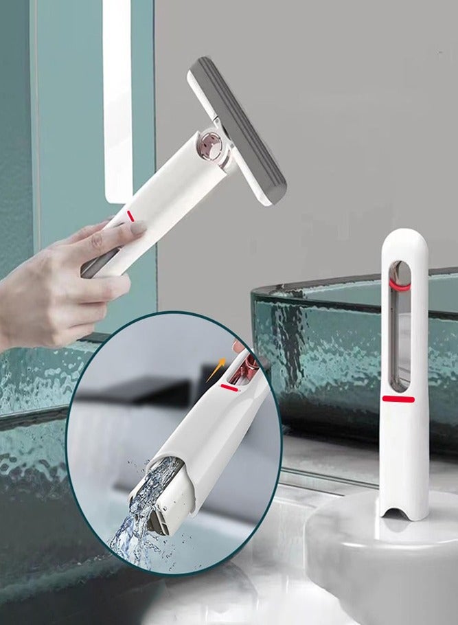 BELLSBERRY عصا تنظيف مدمجة محمولة ذاتية العصر مجموعة ممسحة صغيرة لامعة صديقة للبيئة للمنزل - Image 3