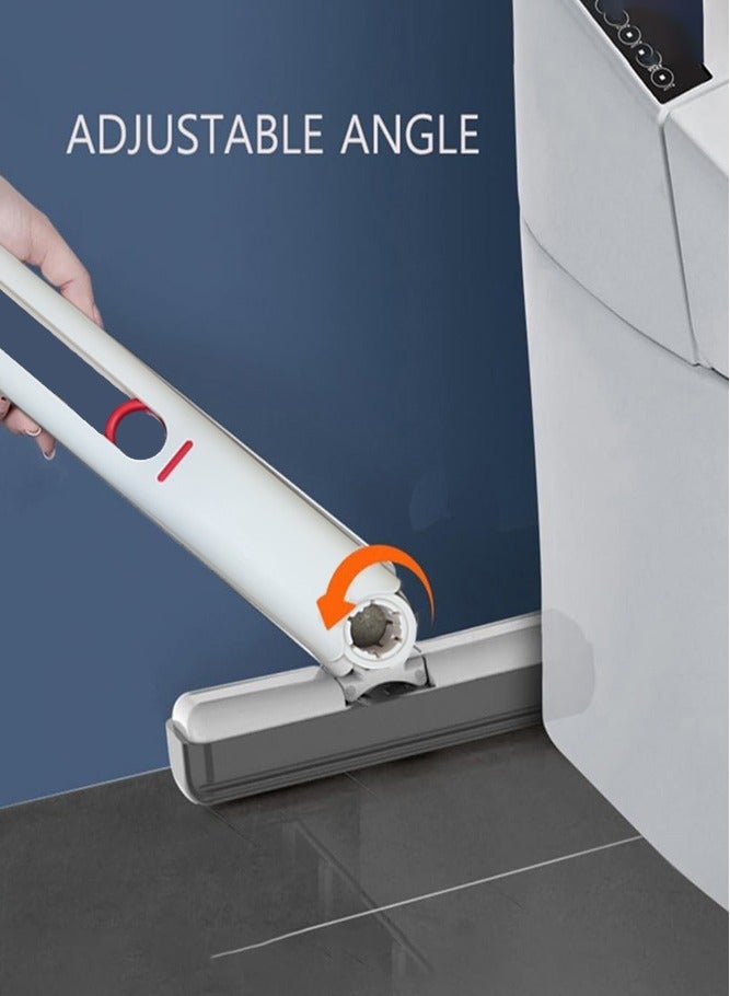 BELLSBERRY عصا تنظيف مدمجة محمولة ذاتية العصر مجموعة ممسحة صغيرة لامعة صديقة للبيئة للمنزل - Image 2