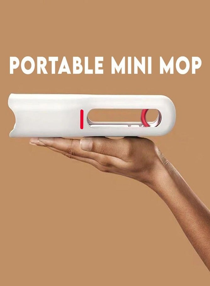 BELLSBERRY عصا تنظيف مدمجة محمولة ذاتية العصر مجموعة ممسحة صغيرة لامعة صديقة للبيئة للمنزل - Image 5