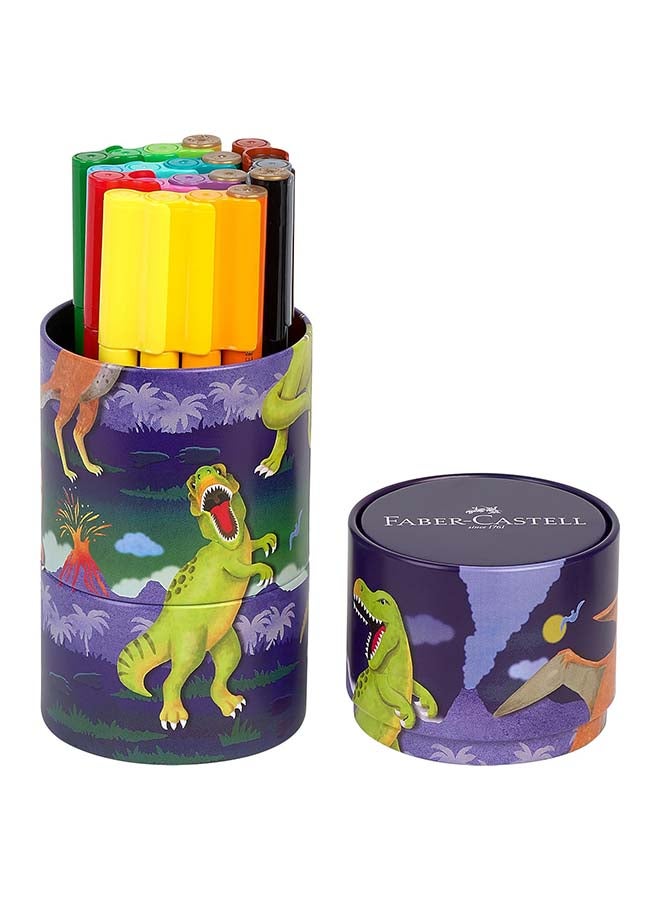FABER-CASTELL قلم موصل 20 دينو علبة - Image 1