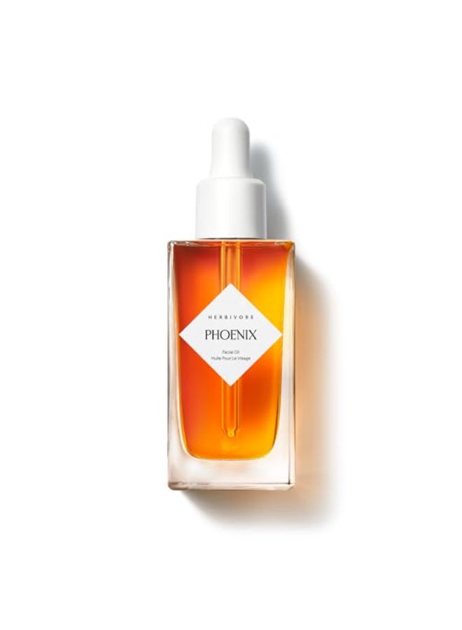 HERBIVORE Phoenix Facial Oil Deep Renewal AntiAging Face Oil with Rosehip CoQ10 Vitamin E Deeply Moisturizing for Dull Dry Skin Vegan 50 mL 17 oz - Image 1