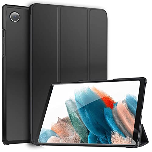 Robustrion Cover for Samsung Galaxy Tab A8 Cover Case 10.5 inch Trifold Flip Stand Case Cover for Samsung A8 Tablet [SM-X200/X205/X207] - Black - Image 1