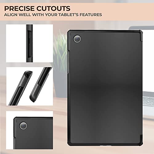 Robustrion Cover for Samsung Galaxy Tab A8 Cover Case 10.5 inch Trifold Flip Stand Case Cover for Samsung A8 Tablet [SM-X200/X205/X207] - Black - Image 5