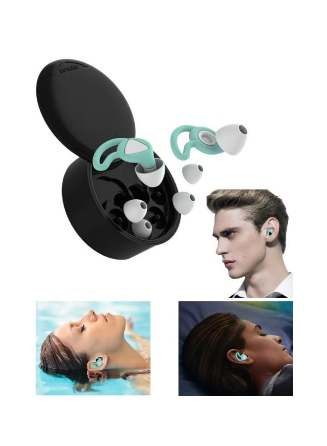 🎧 Multi-Purpose Noise Cancelling Earplugs | Triple Silicone Design 🛌 Sleeping · 🏊 Swimming · ✈️ Travel | Comfortable & Reusable