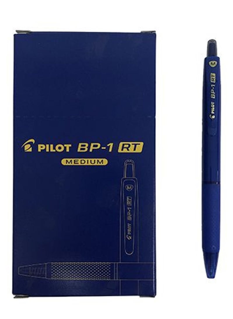 PILOT 12-Piece Retractable Ballpoint Pen Medium Tip Blue Ink  - Image 1
