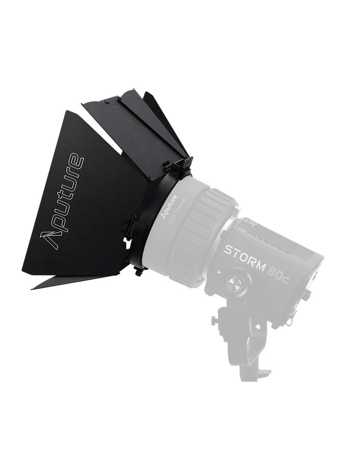 Aputure CF4 Barndoors – 8-Leaf Light Shaping Accessory for CF4 Fresnel, Precision Beam Control, Rugged Aluminum Construction, Tool-Free Mounting for Studio and Location Lighting - Image 1