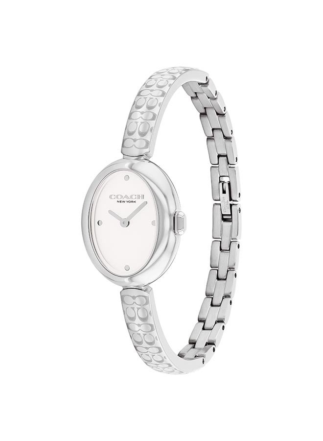 COACH COACH WATCHES OVAL ANALOG WOMEN'S WHITE CASE WATCH - 14504483 - Image 3