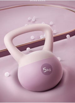 Generic Soft Kettlebell Non-Slip PVC, Quiet & Safe Home Gym Weights Dual-Weight Soft Kettlebell Set for Women & Men | 5kg PVC Fitness Kettlebell with Anti-Slip Base | Home Gym Exercise Equipment  - Image 1