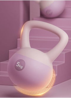Generic Soft Kettlebell Non-Slip PVC, Quiet & Safe Home Gym Weights Dual-Weight Soft Kettlebell Set for Women & Men | 5kg PVC Fitness Kettlebell with Anti-Slip Base | Home Gym Exercise Equipment  - Image 2