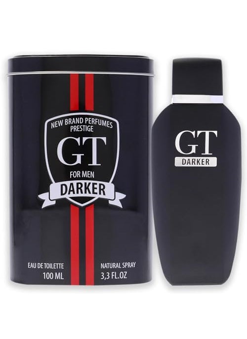 NEW BRAND New Brand Perfumes GT Darker EDT Spray Men 3.3 oz 