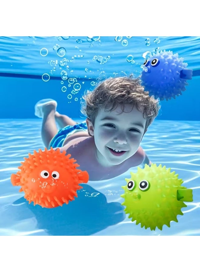Goolsky Pufferfish-Shaped Water Sprinkler Toy - Summer Beach & Pool Party Accessories, Pool & Backyard Fun, Indoor & Outdoor Interactive Water Spray Toy - Image 3