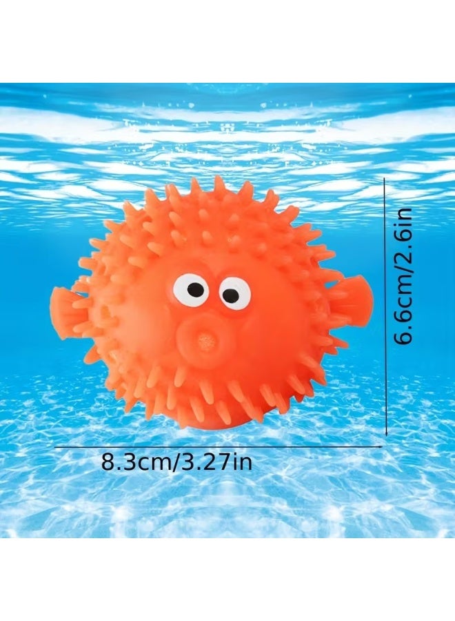 Goolsky Pufferfish-Shaped Water Sprinkler Toy - Summer Beach & Pool Party Accessories, Pool & Backyard Fun, Indoor & Outdoor Interactive Water Spray Toy - Image 4