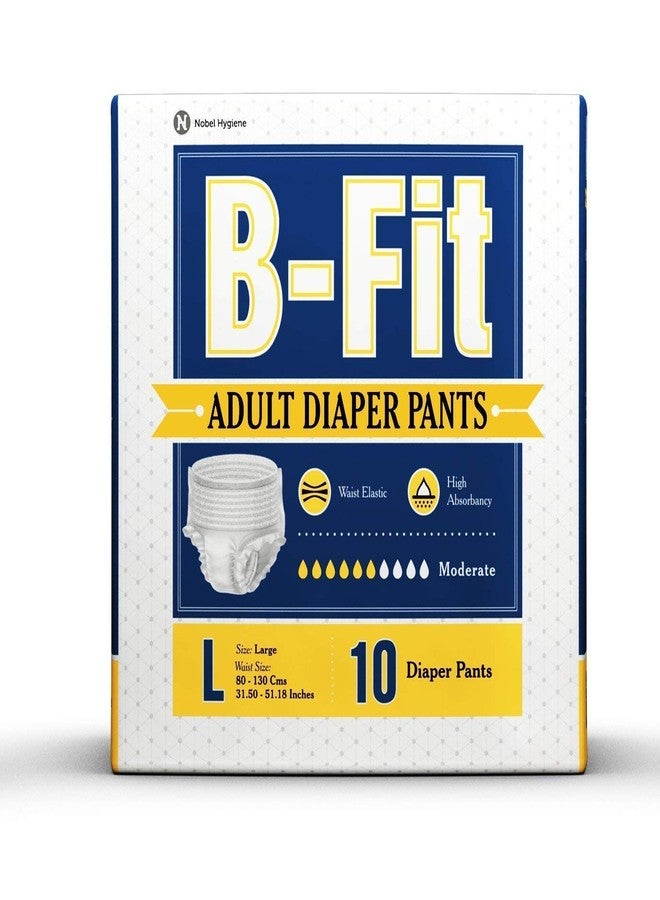 SNUGGY Nobel Hygiene B-Fit Diapers Unisex Adult Diaper Pull Up Pants Large (10 Pcs/Pack), Size- 32-52 Inches,(Pack Of 1) - Image 3