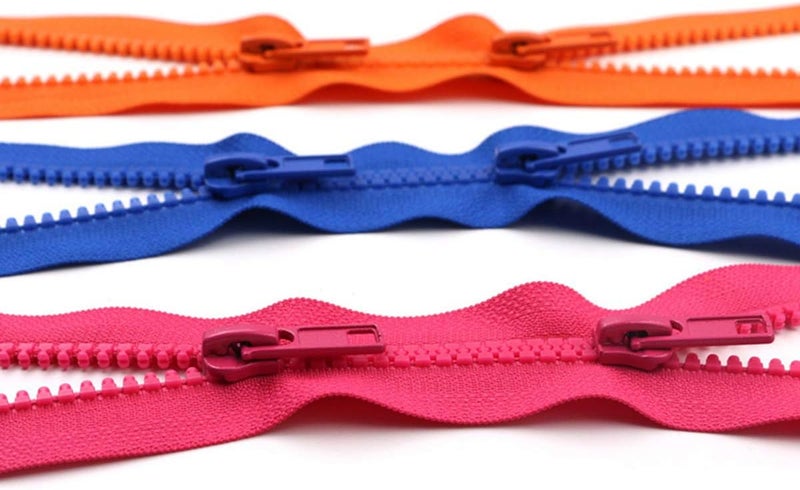 Sewing Zippers,Sewing Zippers 2Pcs 5# Double Opend End Zip Resin Zippers 50/200cm Down Jacket/Overcoat Zip Craft Sewing Accessories Color 5,50cm (Color : Color 12, Size : 80cm) - Image 3