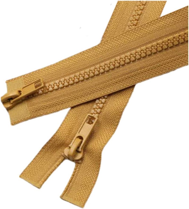Sewing Zippers,Sewing Zippers 2Pcs 5# Double Opend End Zip Resin Zippers 50/200cm Down Jacket/Overcoat Zip Craft Sewing Accessories Color 5,50cm (Color : Color 12, Size : 80cm) - Image 1