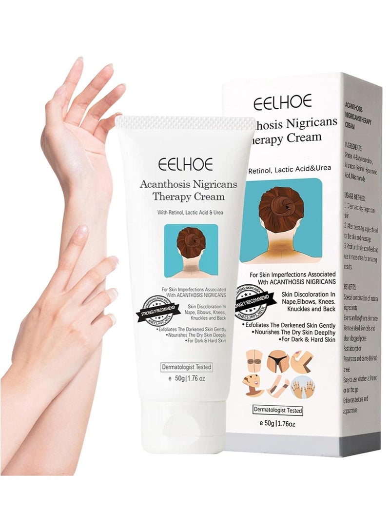 EELHOE Lightening Cream For Dark Spots | Acanthosis Nigricans Dark Skin Nourishing Cream - 1.76oz Soft Brightening Cream White Cream, Hydrating Cream for Joint Elbow Ffxs - Image 2