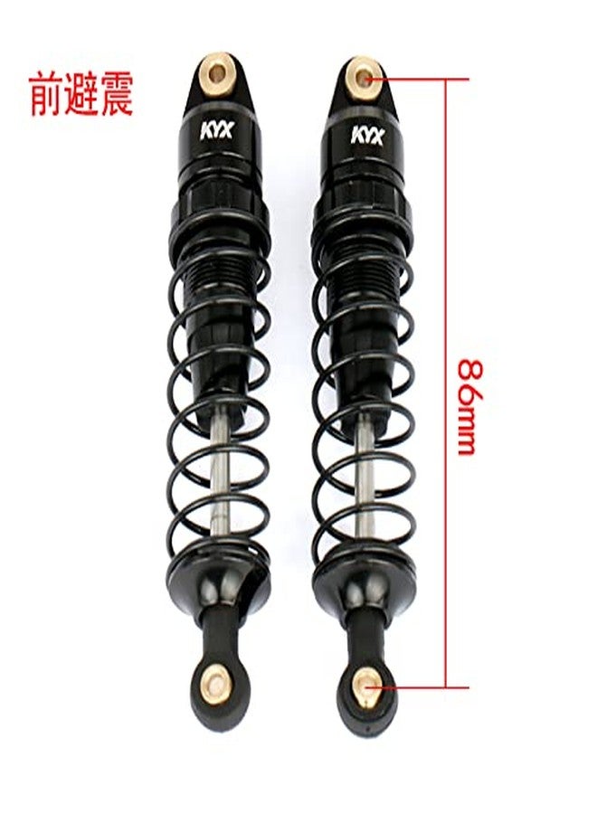 KYX Racing CNC Machined Aluminum Front Rear Suspension Ultra Shocks Upgrades Parts Accessories for RC Crawler Car Traxxas 1/10 Drag Slash 1967 C10 - Image 3