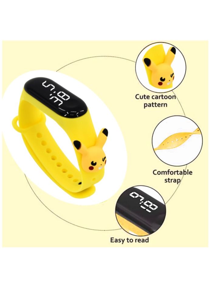 NIBEMINENT Digital LED Watch for children 3-12 Years Old Kids Sports Waterproof Cartoon watches for boys and girls  - Image 3