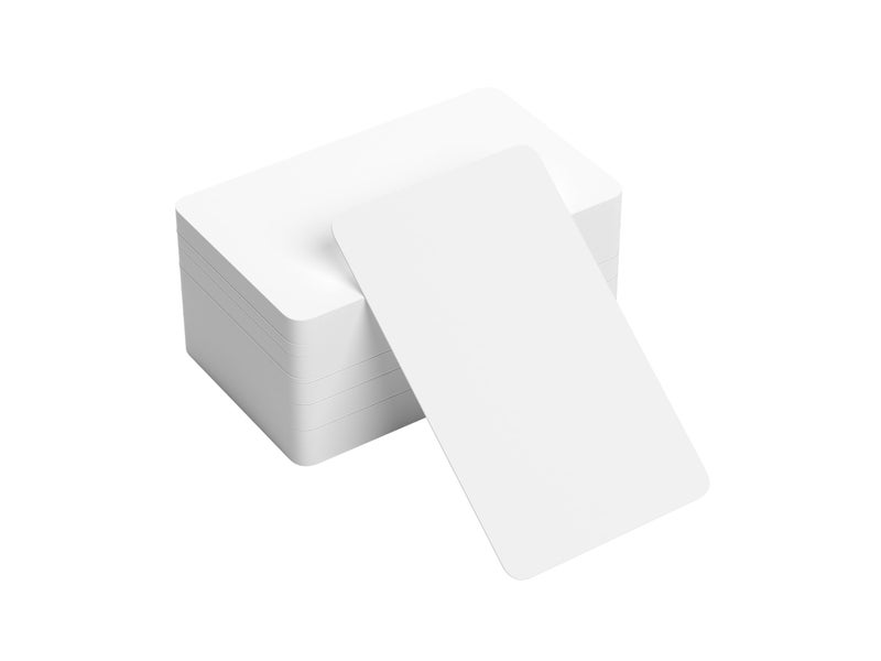ELES VIDA Business Cards Blank - Paper Cards, Index Cards, Playing Cards, Flashcards, Memory, Business Cards Paper for Learning Memory - Memo Cards, Note Cards, Bookmarks in White (White, 150 Sheets) - Image 1