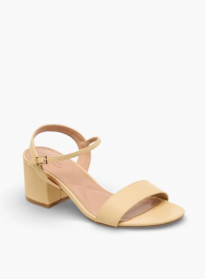 سيليست Women Block Heel Ankle Strap Sandals