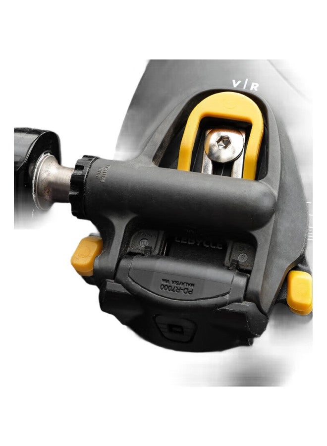 LeBycle Road Bike Lock Plate 6° Compatible With Shimano, Bicycle Self-Locking Pedal Lock - Image 1