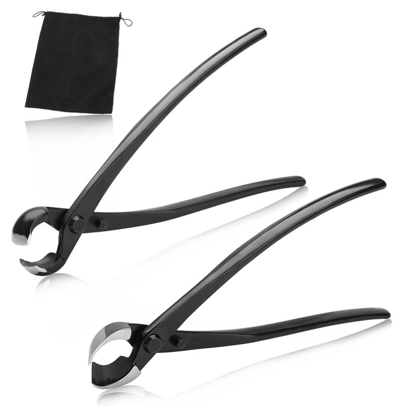 SPEEDWOX Bonsai Branch Tool Kit Concave Spherical Knob Cutters Black Modern Style Ambidextrous Stainless Steel Blades 210mm Length 50mm Width - Image 2