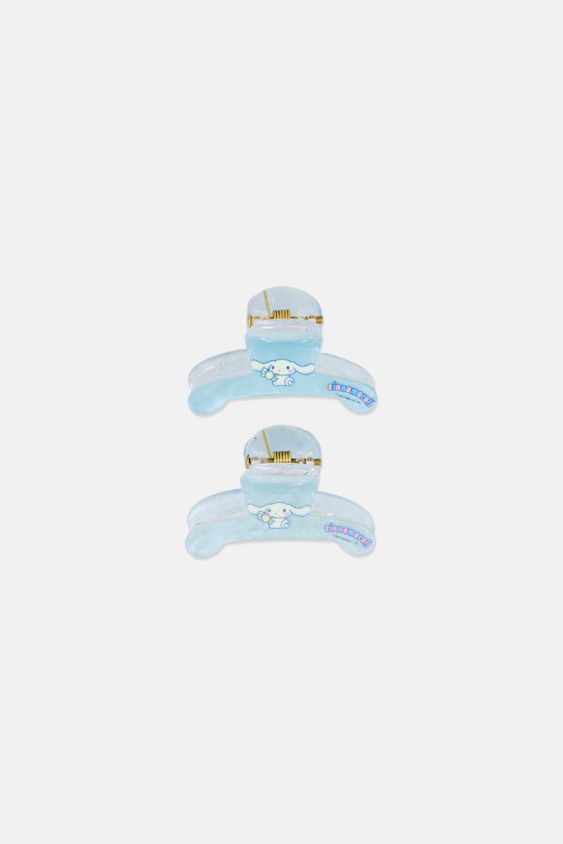 Cinnamoroll مشابك شعر للبنات للأطفال 2 قطعة، أزرق باهت - Image 2
