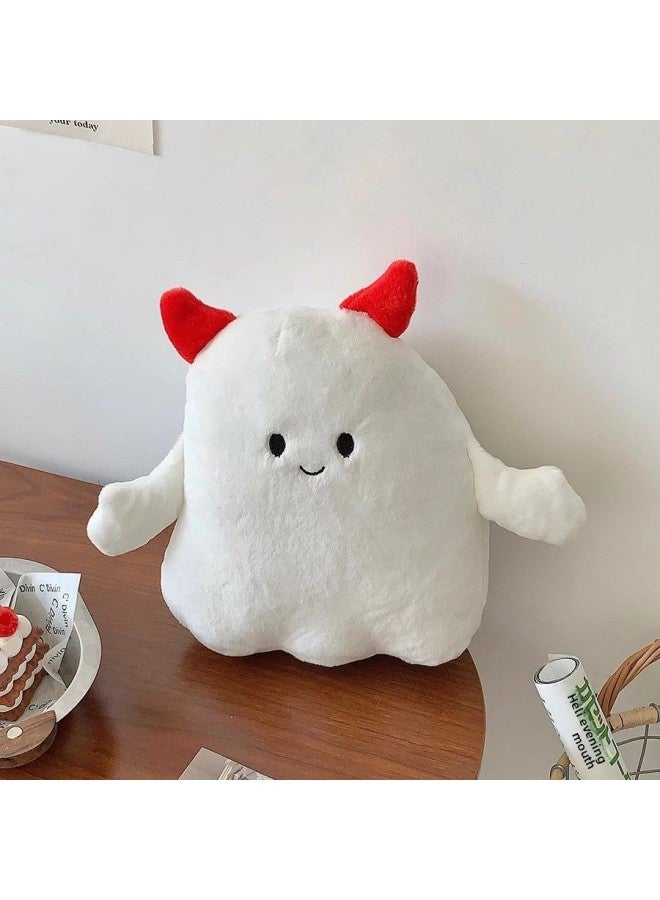 Loquat Ins Cute  Plush Pumpkin Pillow Cartoon Elf Sofa Cushion Bedside Pillow Holiday Gift-Color:Devil Ghost 【28cm】 - Image 1