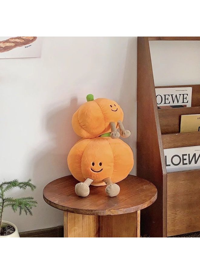 Loquat Ins Cute  Plush Pumpkin Pillow Cartoon Elf Sofa Cushion Bedside Pillow Holiday Gift-Color:Devil Ghost 【28cm】 - Image 5