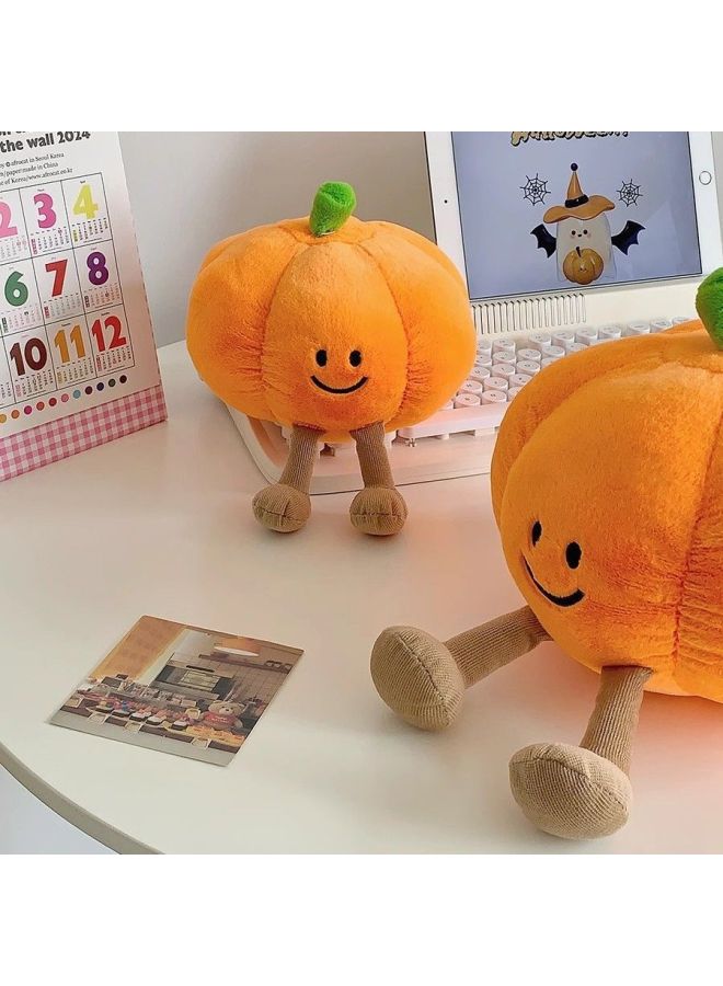 Loquat Ins Cute  Plush Pumpkin Pillow Cartoon Elf Sofa Cushion Bedside Pillow Holiday Gift-Color:Devil Ghost 【28cm】 - Image 2