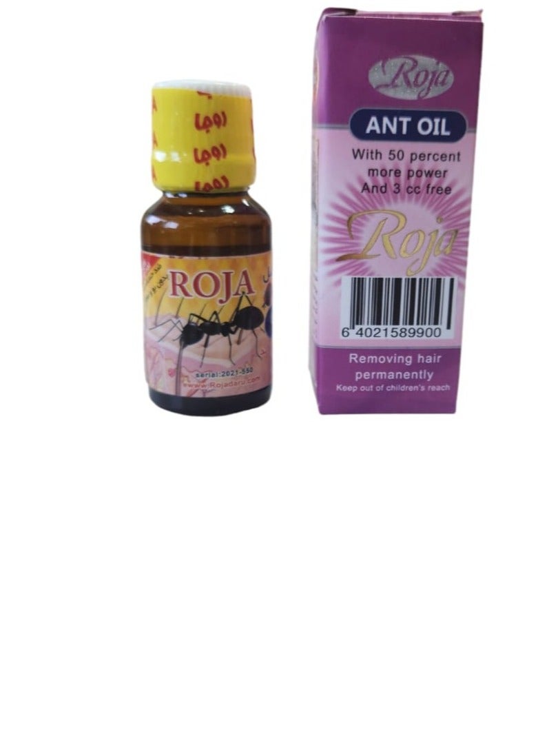 Ant oil to permanently remove unwanted hair