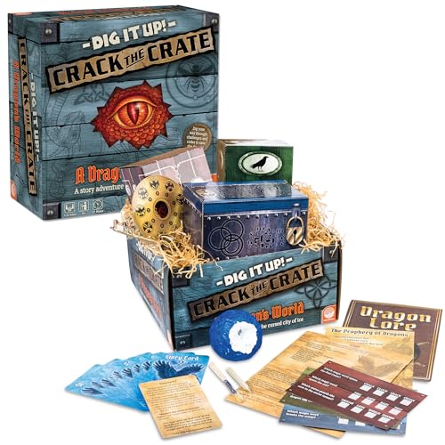 MindWare Dig It Up Crack The Crate Board Game for 1 or More Players Bring The Thrill of Escape Rooms Home for Adults Kids 8 Up - Image 1