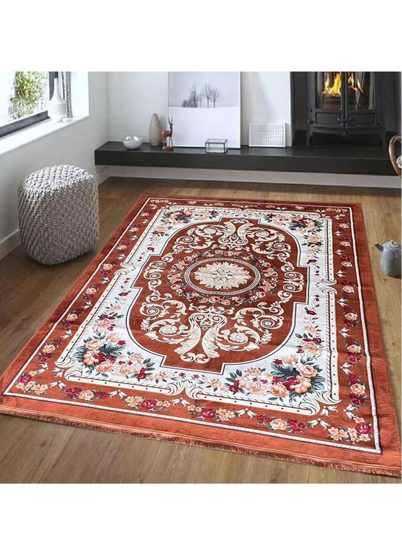 Stargold - Interior Decoration Luxurious Indoor Home Floor Carpet Bedroom and Living Room Rug Anti Slip Floor Carpets 200x300 cm Polyester Rectangle - Image 1
