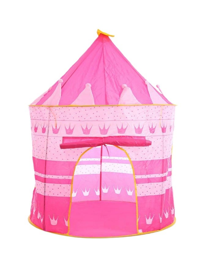 JSAITOYS High-Quality, Portable And Foldable Castle Tent House For Toddlers, Pink - Image 5
