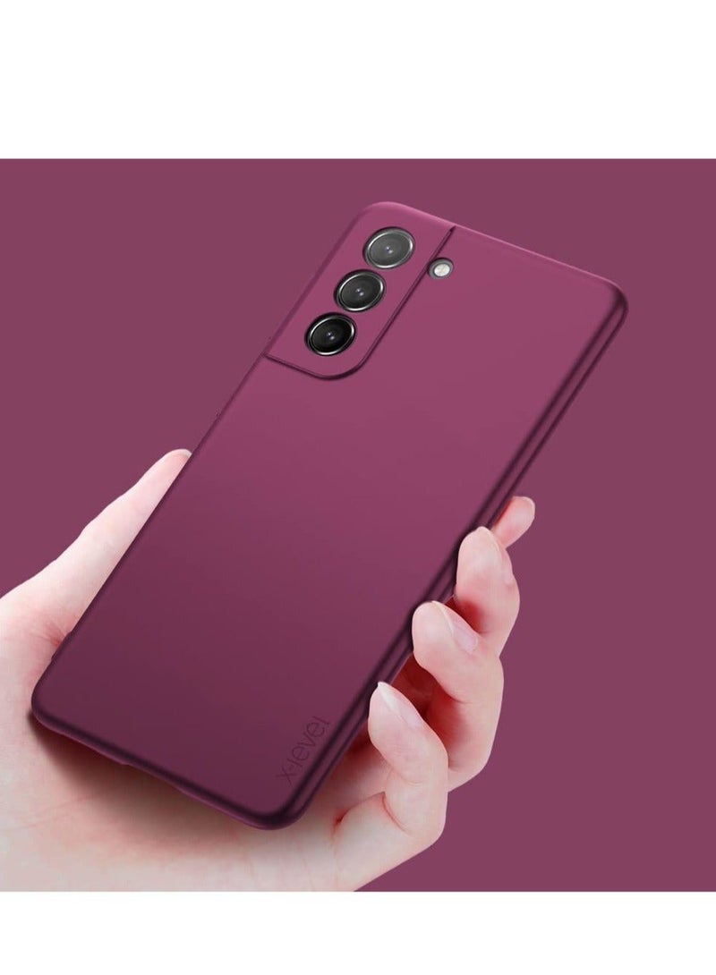 MUNTAQI Samsung Galaxy S21+ Plus Case Slim Fit Soft TPU Super Ultra-Thin [Guardian Series] S21 Plus Phone Back Cover Light Protective Matte Finish Coating Case Compatible Samsung S21+ Plus - Image 3