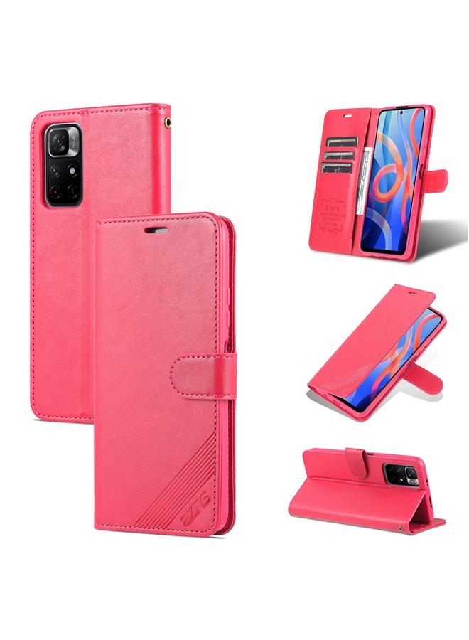 The Bros Case For Xiaomi Redmi Note 11 / Poco M4 Pro 5G Sheepskin Texture Horizontal Flip Leather Phone Case with Holder & Card Slots & Wallet