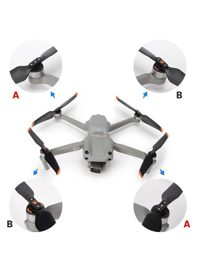 Behorse (10Pcs) Mavic Air 2/Air 2s Propellers Zoom Low Noise Spare Blades for DJI Mavic Air 2/Air 2s Drone Quadcopter Accessory Replacement Quick-Release Props - Image 2